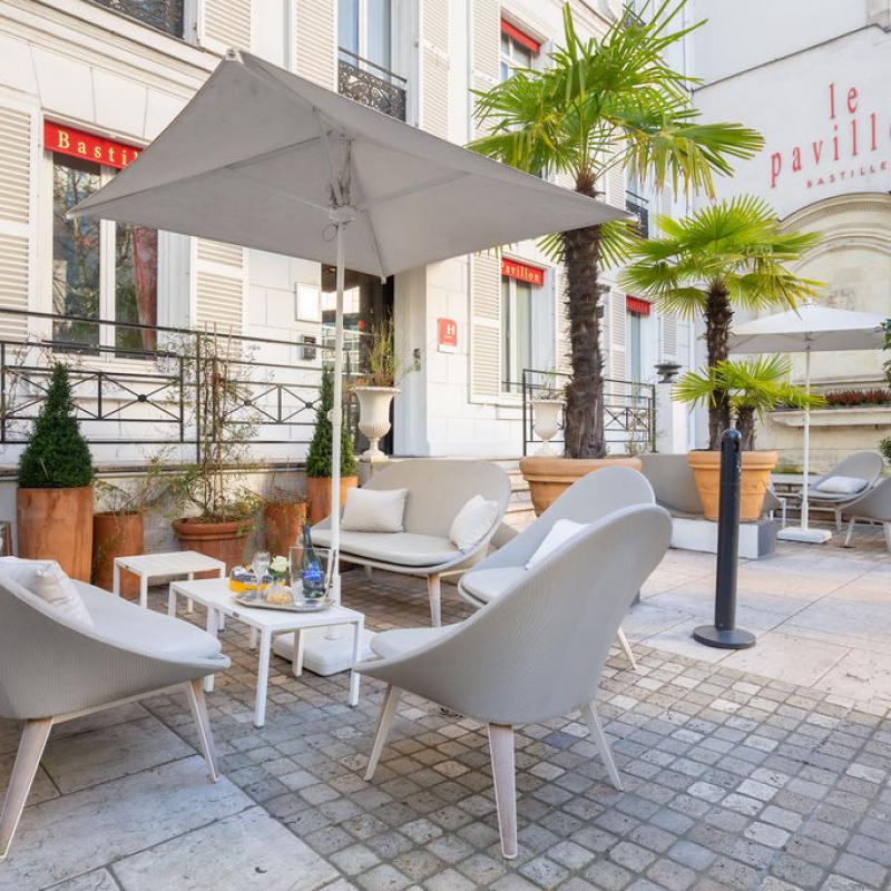 Hotel Pavillon Bastille - Terrasse